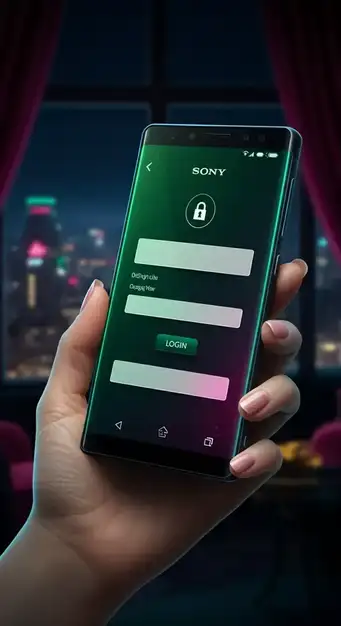 Beveiligde inloginterface van Winzter Casino, met identificatievelden en de optie voor wachtwoordherstel.
