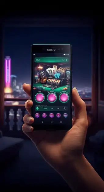 Mobiele interface van Winzter Casino met een selectie van geoptimaliseerde spellen voor smartphone en tablet, inclusief Apple Pay en Google Pay betaalopties voor een vloeiende ervaring.